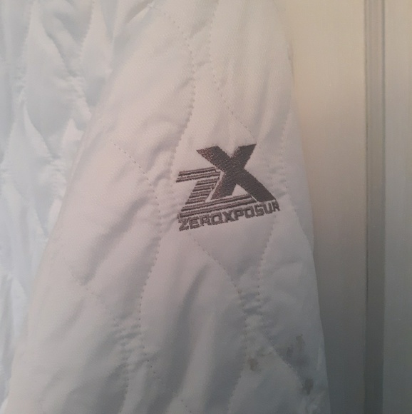 White ZeroXposur winter puffer jacket - Picture 3 of 7